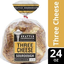 Seattle Sourdough Baking Co. Three Cheese Sourdough Bread