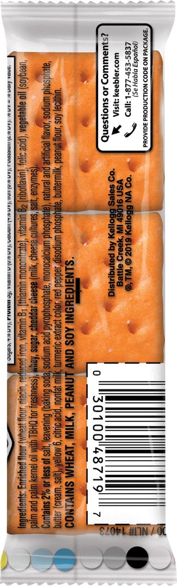 slide 7 of 7, Keebler Cheese & Cheddar Sandwich Crackers 1.38 oz, 1.38 oz