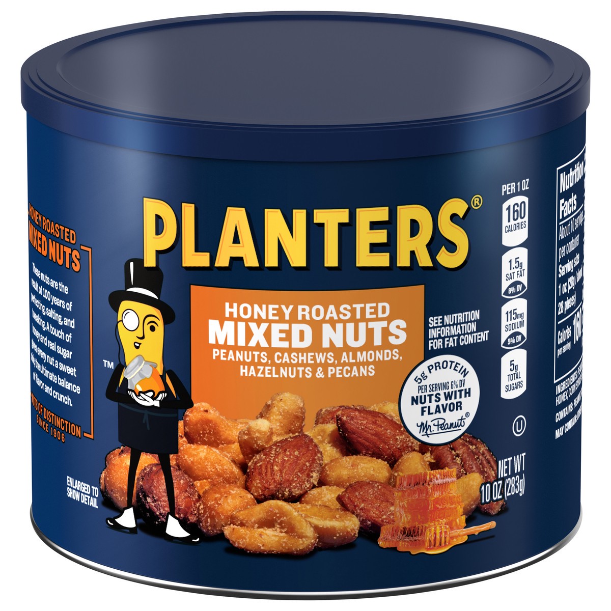 slide 1 of 11, PLANTERS Honey Roasted Mixed Nuts, 10oz, 10 oz