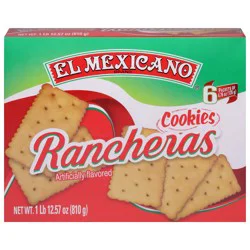 El Mexicano Rancheras Cookies - 6 x 4.76 oz