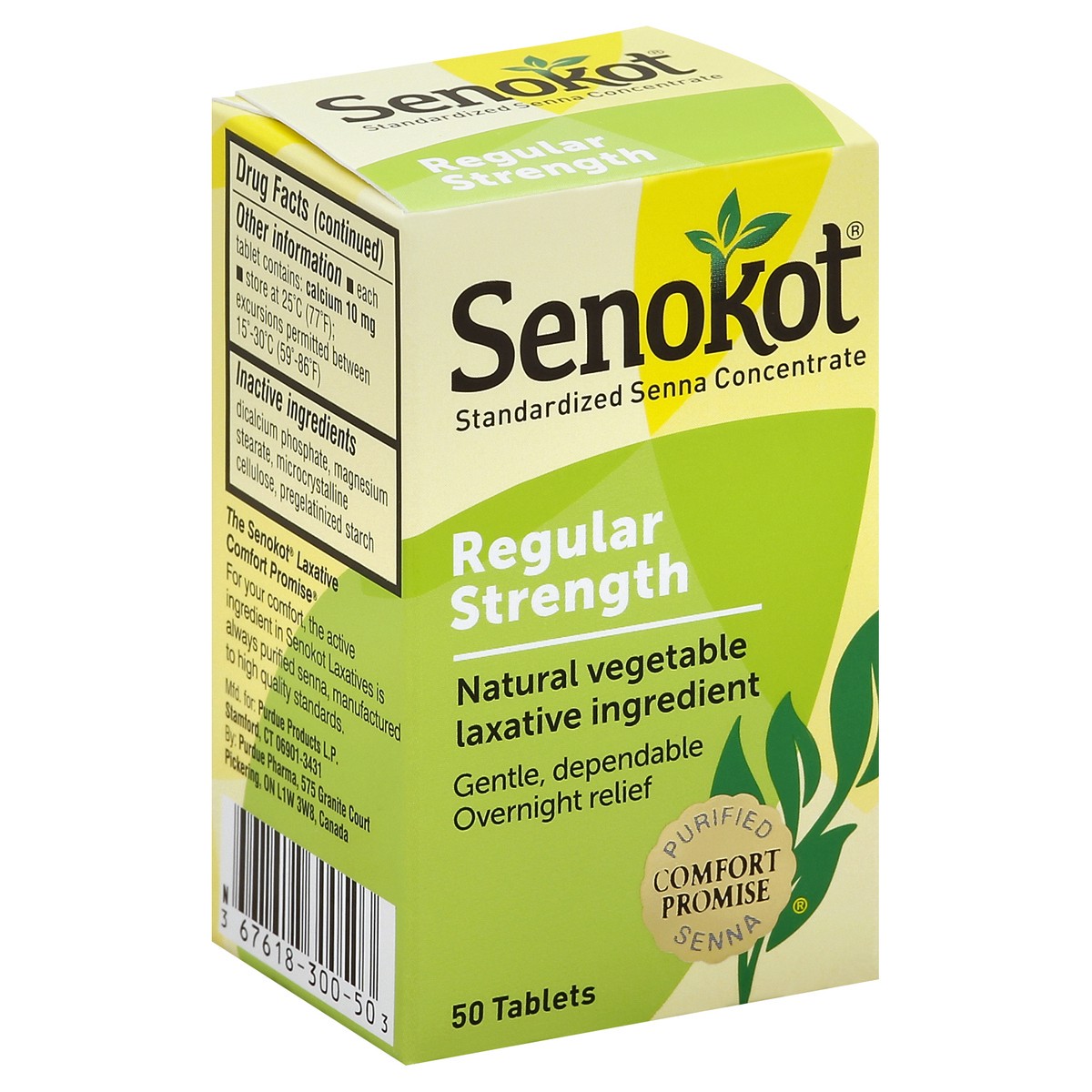 slide 6 of 7, Senokot Regular Strength Senna Laxative Tablets Constipation Relief for Adults, 100 count, 50 ct