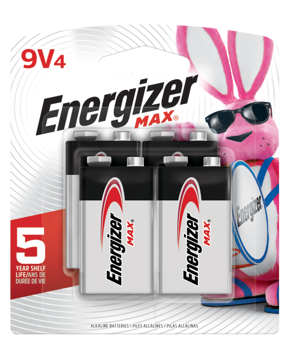 slide 1 of 4, Energizer Max 9-Volt Batteries, 4 ct
