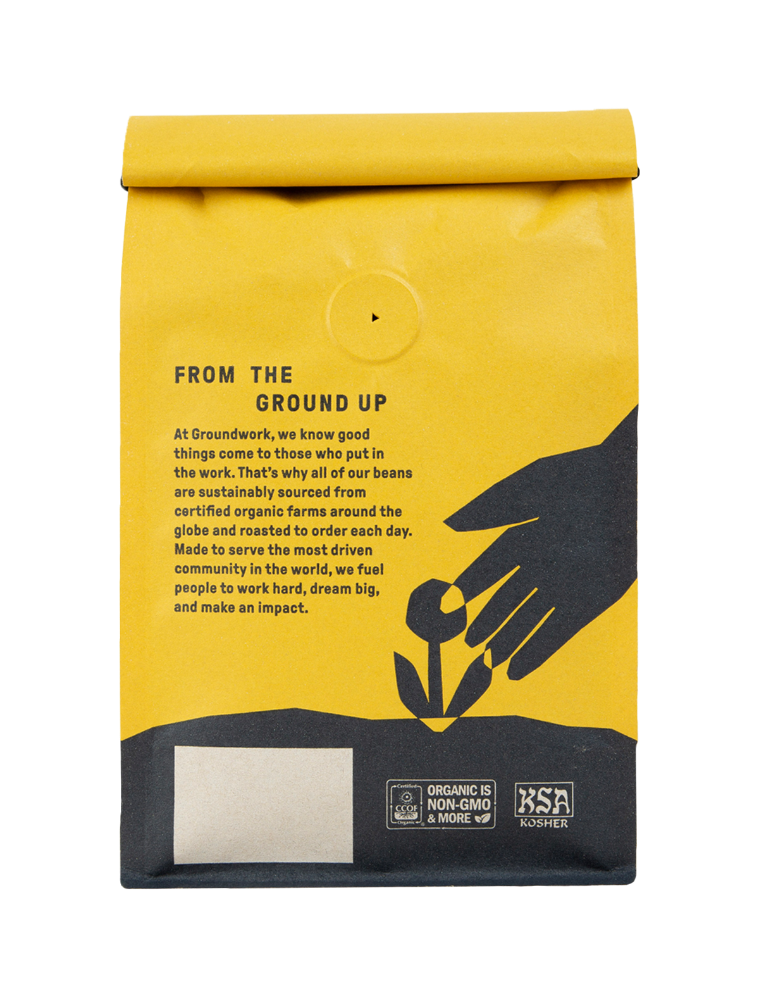 slide 2 of 4, Groundwork Black Magic Medium Roast Organic Whole Bean Coffee - 12 oz, 12 oz