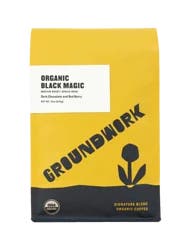 Groundwork Black Magic Medium Roast Organic Whole Bean Coffee - 12 oz