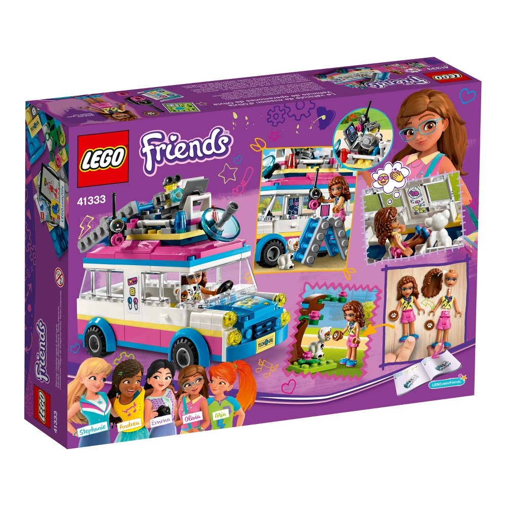 slide 5 of 8, LEGO Friends Olivia's Mission Vehicle 41333, 1 ct