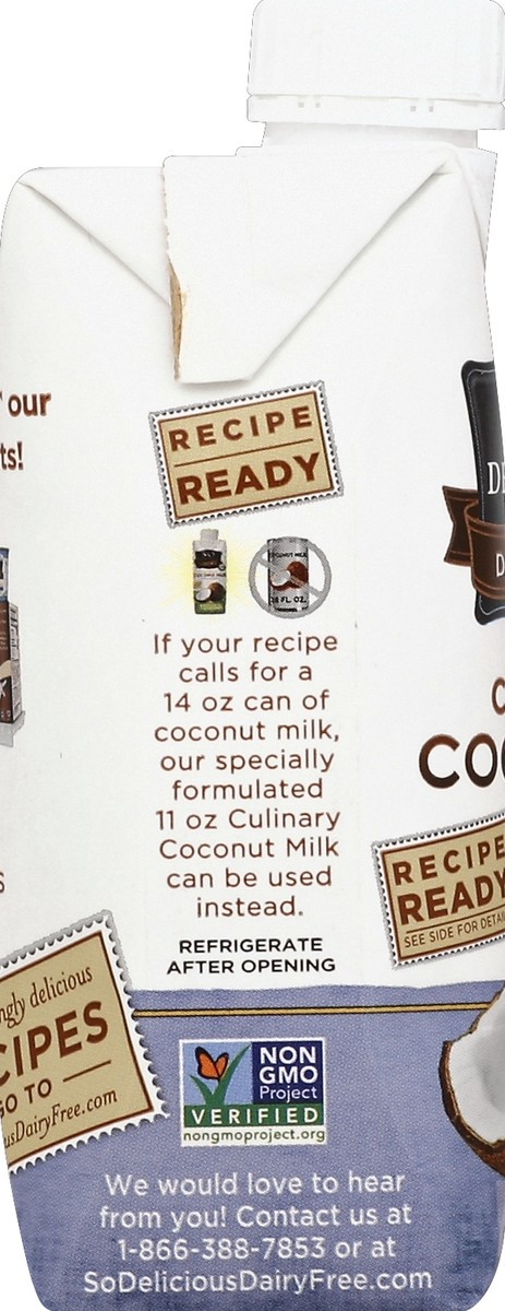 slide 3 of 4, So Delicious Dairy Free Lite Culinary Coconut Milk, 11 fl oz