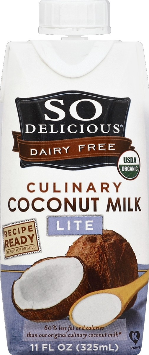 slide 4 of 4, So Delicious Dairy Free Lite Culinary Coconut Milk, 11 fl oz