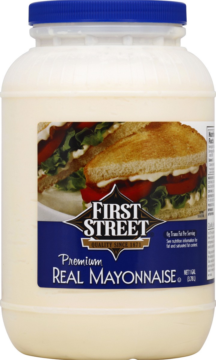 slide 3 of 6, First Street Premium Real Mayonnaise, 1 gal