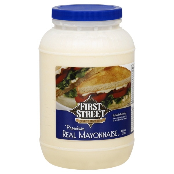 slide 1 of 6, First Street Premium Real Mayonnaise, 1 gal