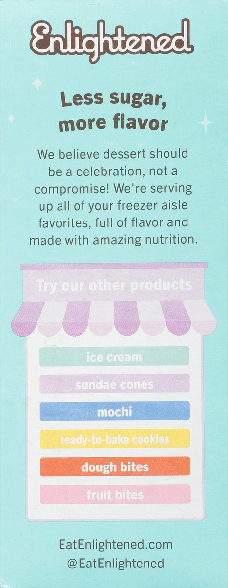 slide 9 of 9, Enlightened Light Mint Chip Ice Cream Bars 4 ea, 15 oz