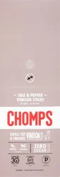 Chomps Venison Pepper Salt