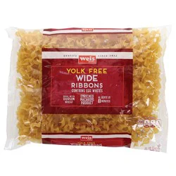 Weis Quality Yolk Free Wide Egg Noodles Pasta