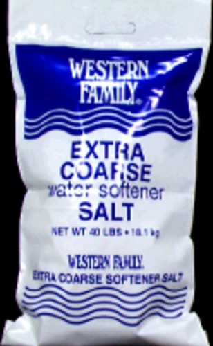 slide 1 of 1, Western Family Ex Crse Water Softener Salt, 40 lb
