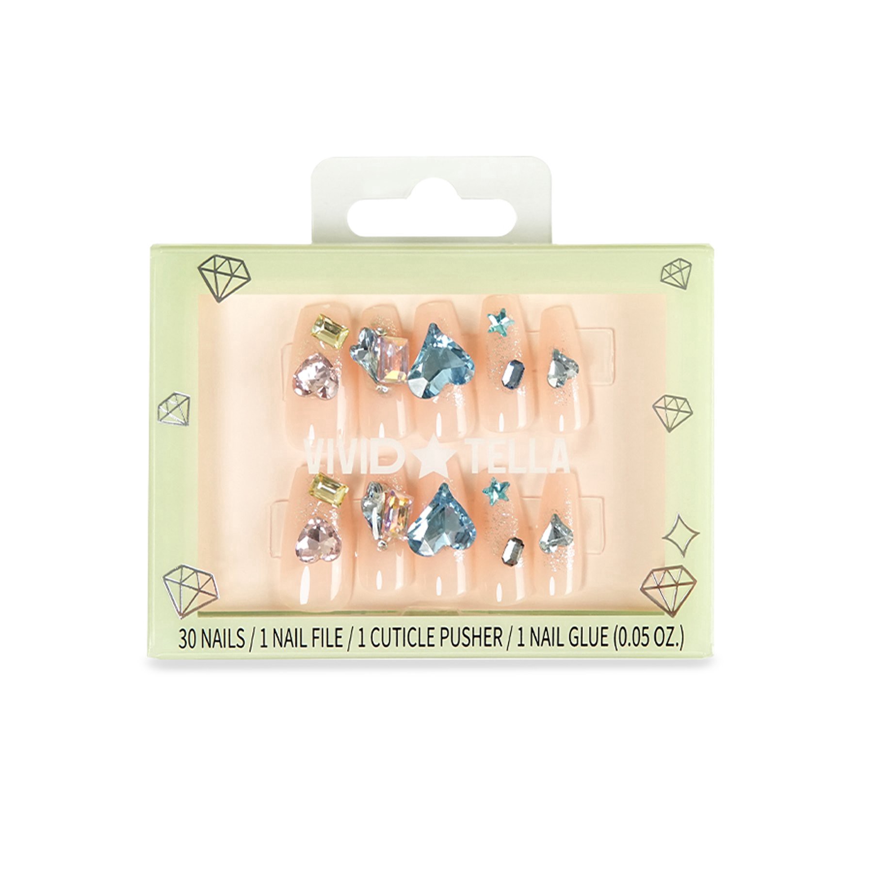 slide 1 of 1, Vivid Tella Nails - Queen, 1 ct