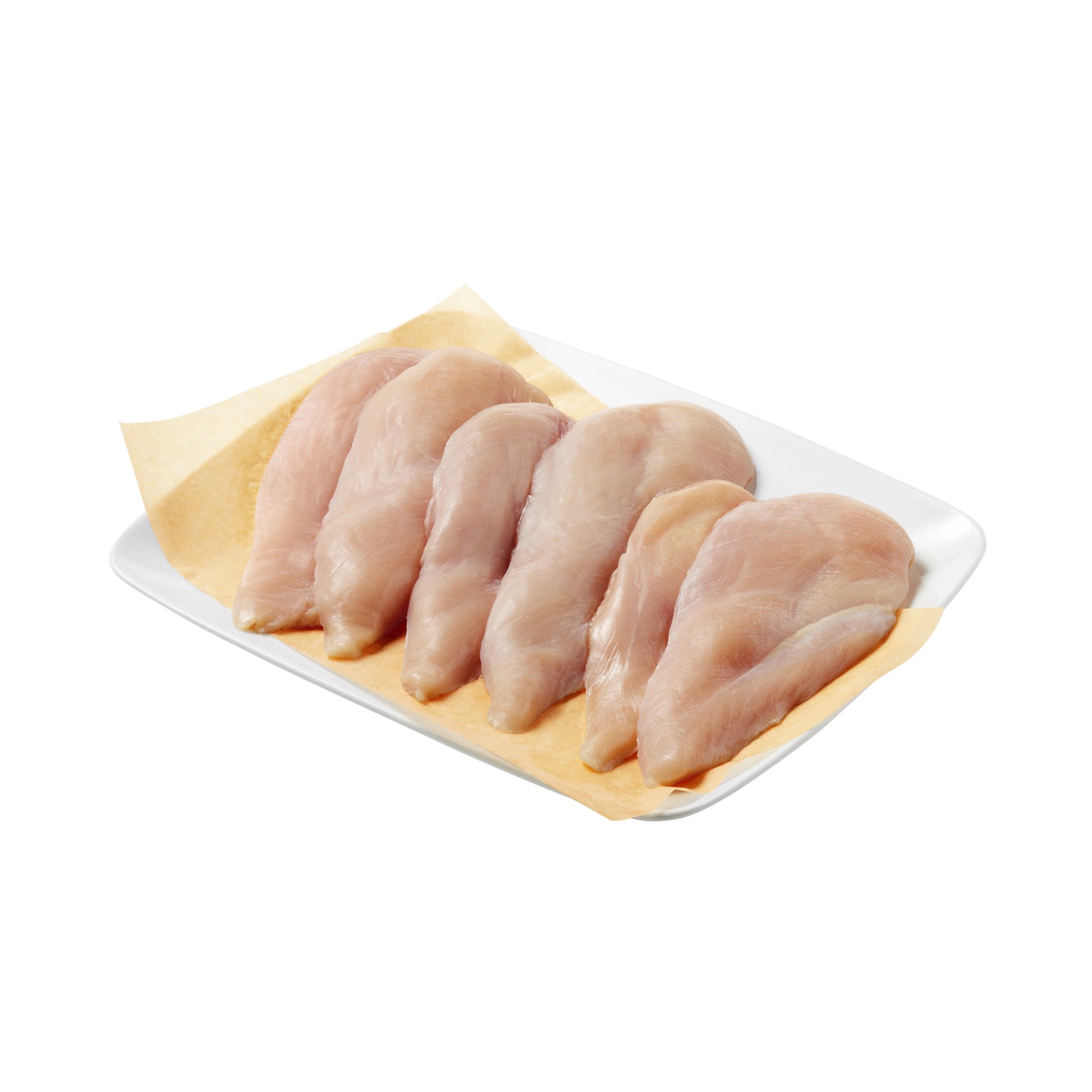 slide 1 of 1, Bell & Evans Thin Sliced Chicken Breast-Bnls-Totally Trimmed-Sm, per lb