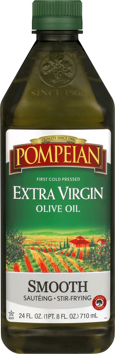 slide 6 of 9, Pompeian Smooth Extra Virgin Olive Oil, 24 fl oz, 24 fl oz