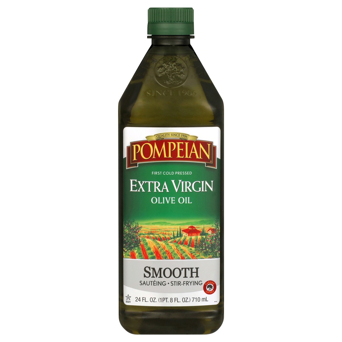 slide 1 of 9, Pompeian Smooth Extra Virgin Olive Oil, 24 fl oz, 24 fl oz