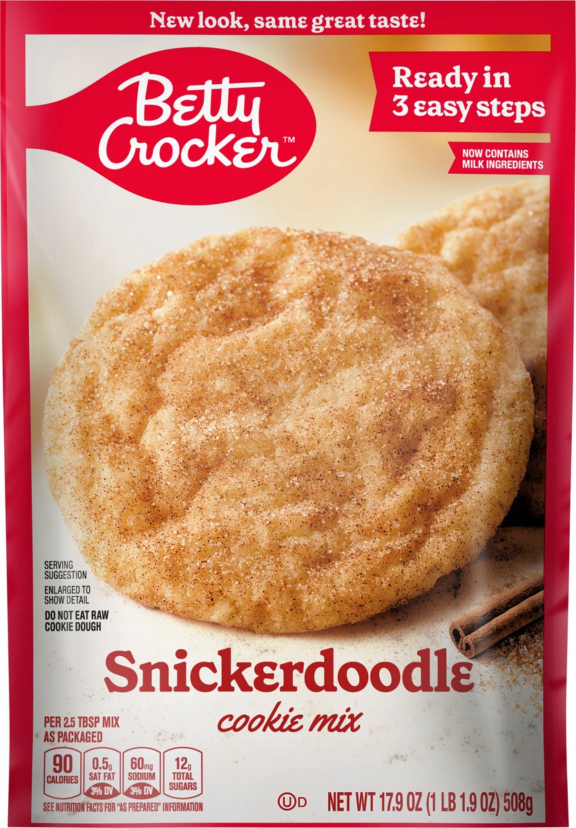 slide 1 of 14, Betty Crocker Snickerdoodle Cookie Mix, 17.9 oz, 17.9 oz
