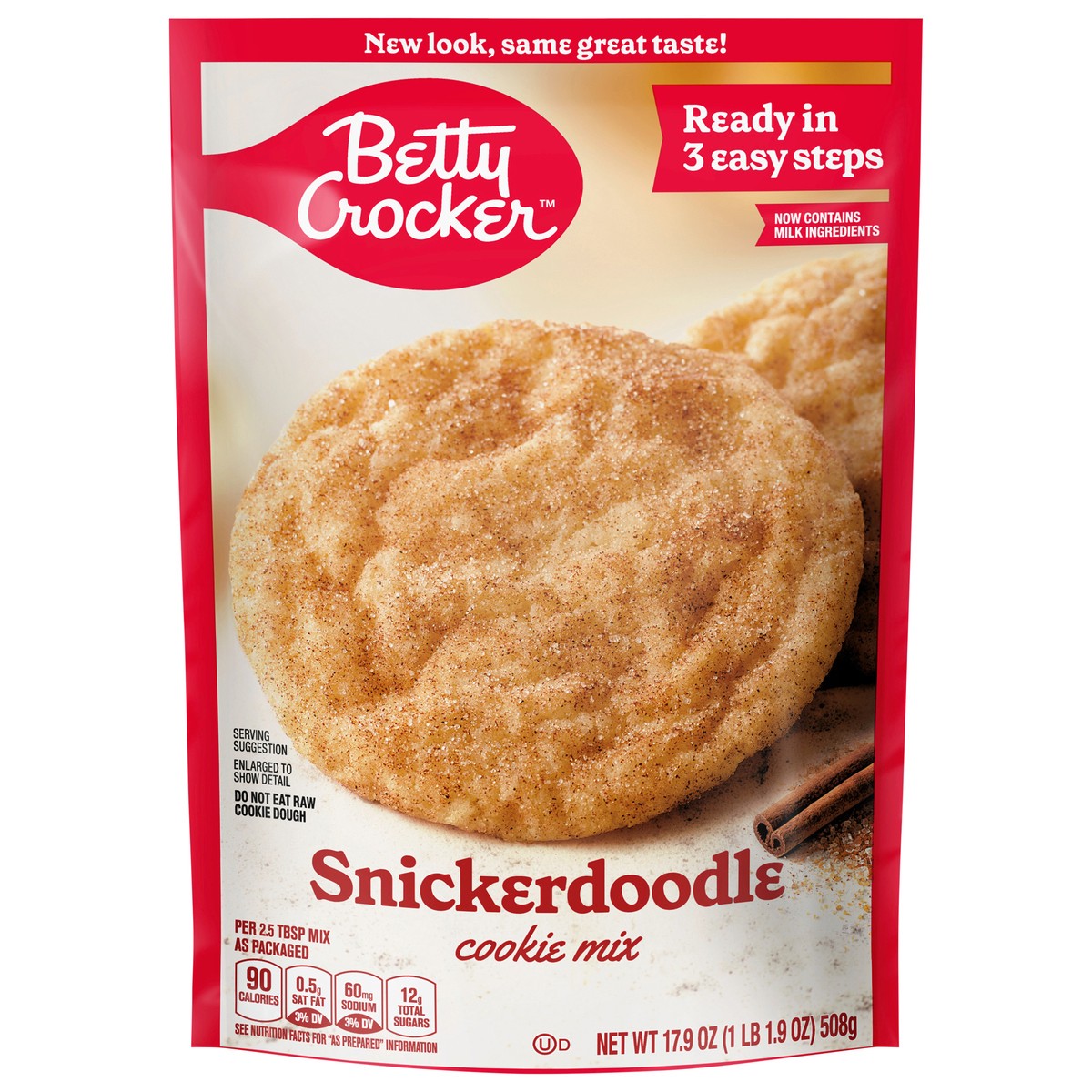 slide 3 of 14, Betty Crocker Snickerdoodle Cookie Mix, 17.9 oz, 17.9 oz