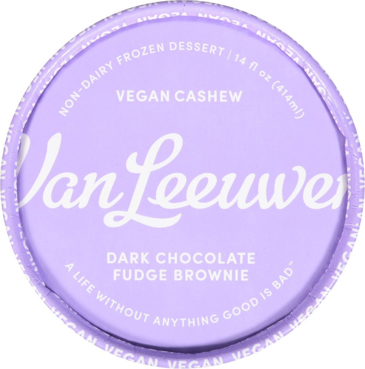 slide 10 of 12, Van Leeuwen Non-Dairy Dark Chocolate Fudge Brownie Frozen Dessert 14 fl oz, 14 fl oz