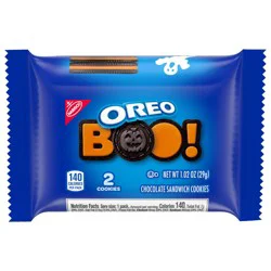 OREO Boo! Fall Treats Trick or Treat Halloween Cookies Variety Pack, 20 Snack Packs (2 Cookies Per Pack)