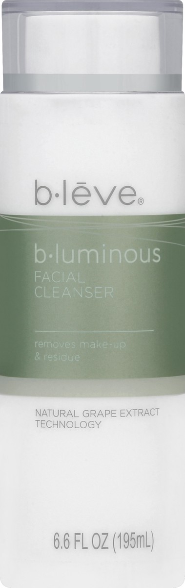 slide 5 of 6, b•lēve b•luminous Facial Cleanser, 6.6 fl oz