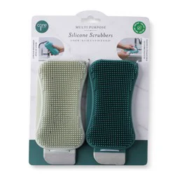 Core Kitchen Silicone Scrubber Sponge - Green