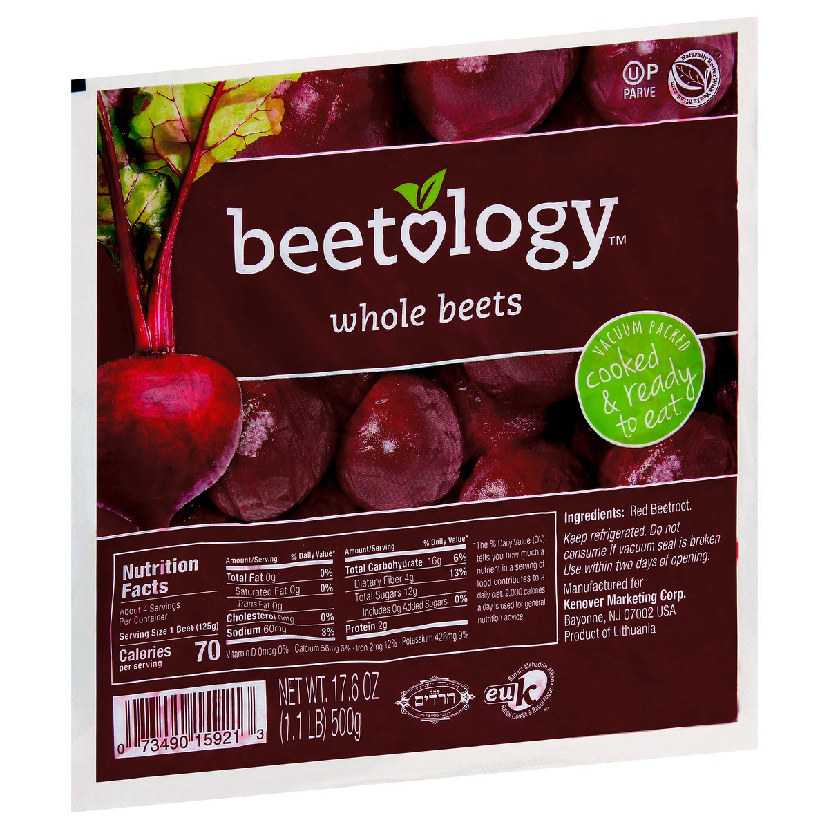 slide 2 of 11, Beetologybeets Red Vacuum Packed, 17.6 oz