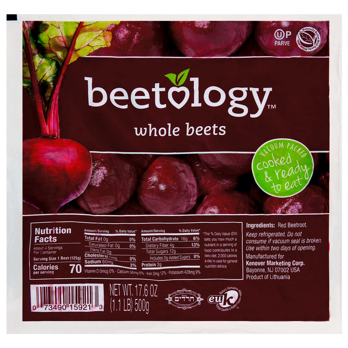 slide 11 of 11, Beetologybeets Red Vacuum Packed, 17.6 oz