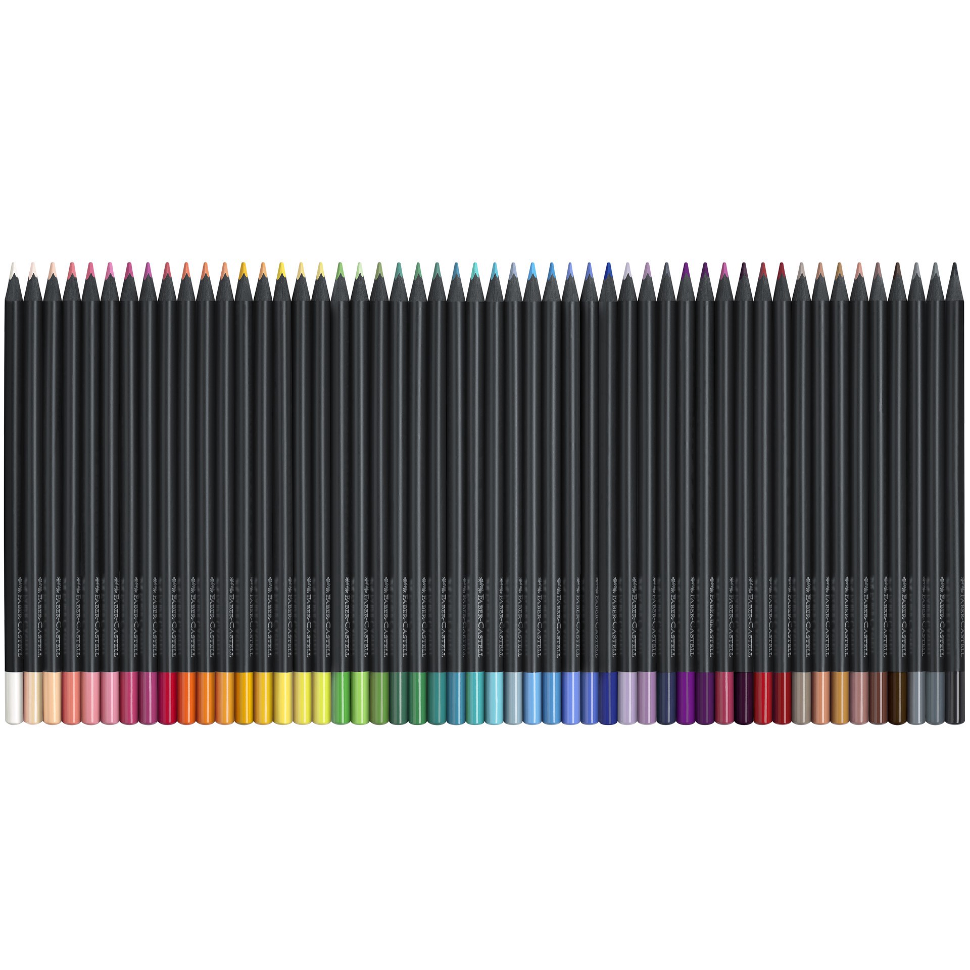 slide 9 of 10, Faber-Castell Black Edition 50-Piece Colored Pencils, 50 ct