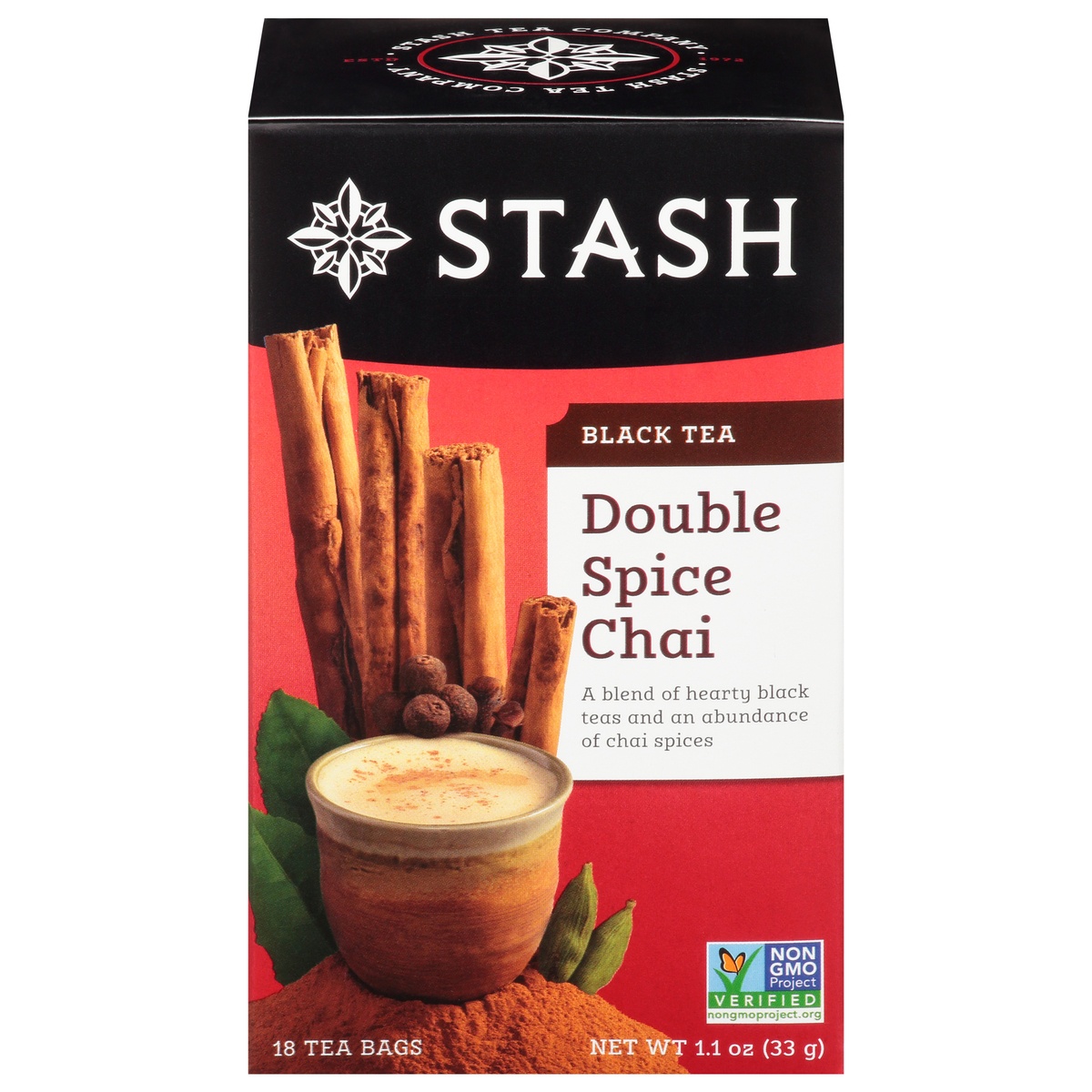 slide 1 of 1, Stash Bags Double Spice Chai Black Tea 18 ea, 