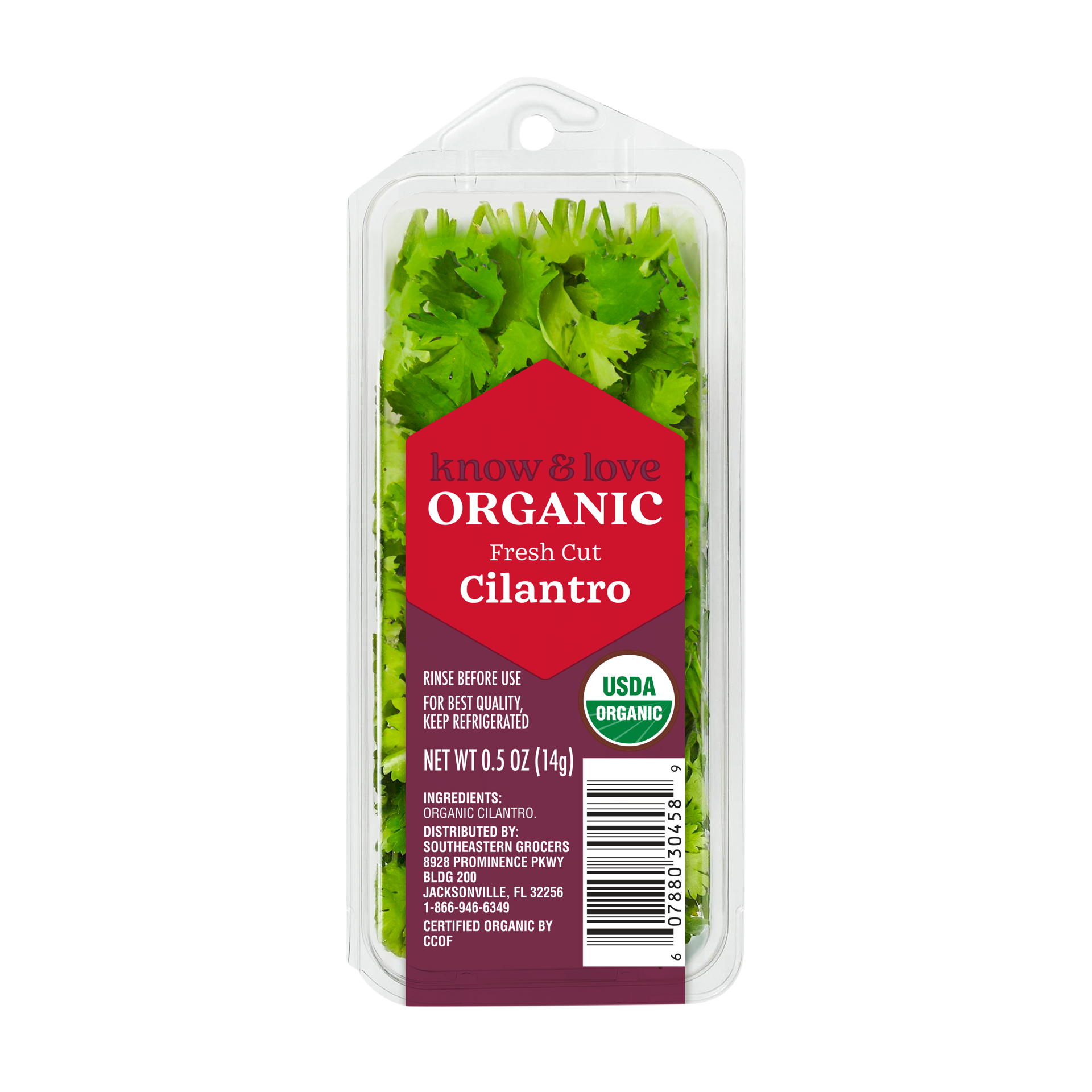 slide 1 of 1, Know & Love Herb Cilantro, 0.5 oz