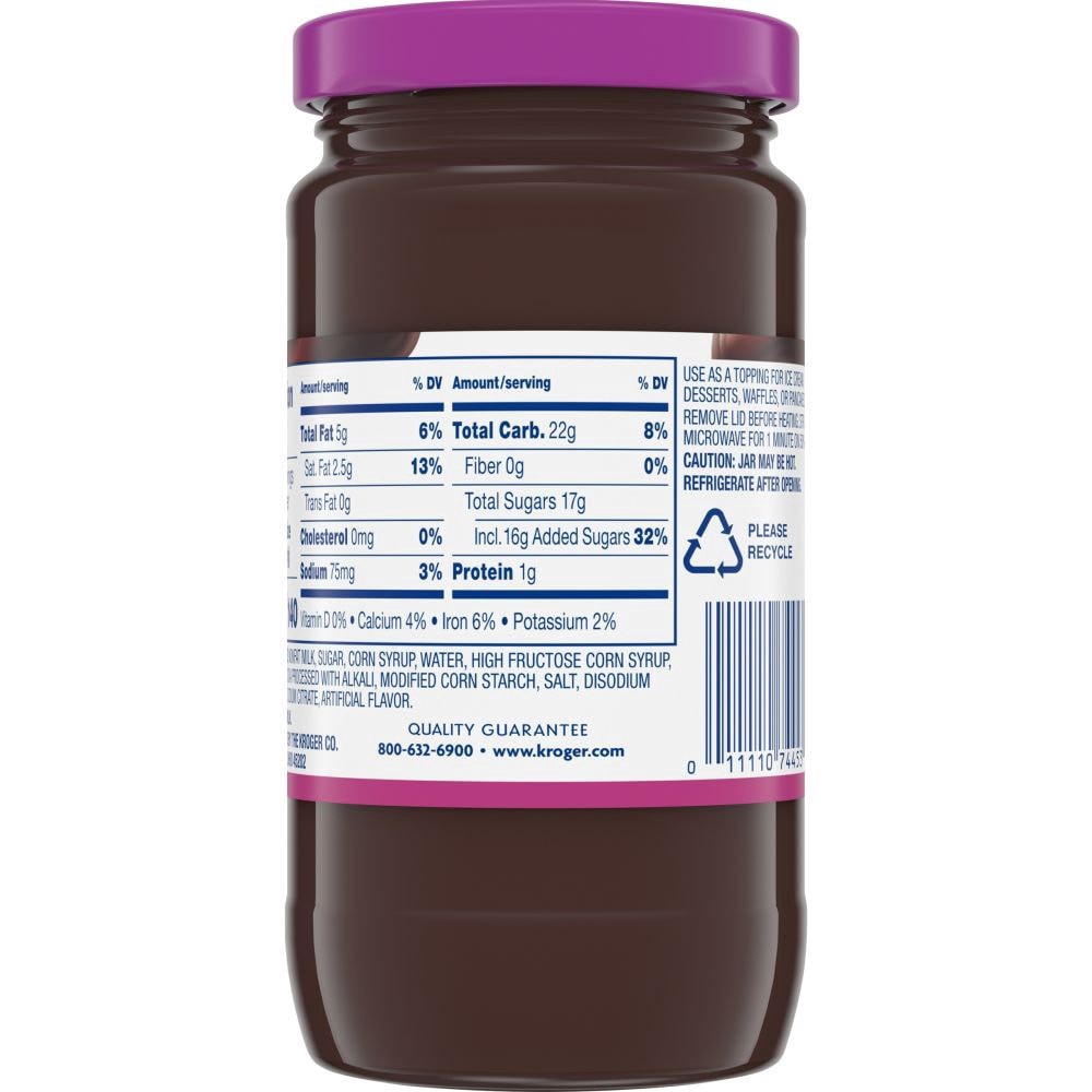 slide 3 of 4, Kroger Hot Fudge Dessert Topping, 11.5 oz