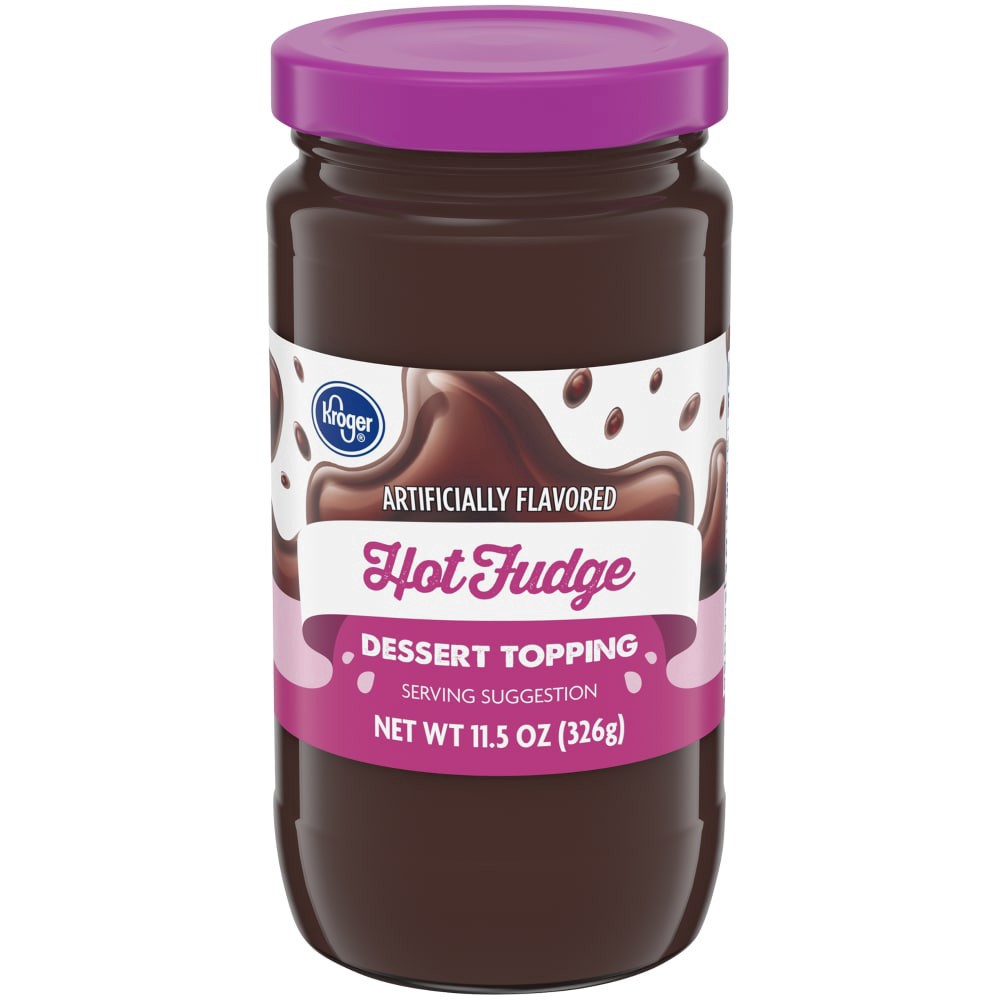 slide 4 of 4, Kroger Hot Fudge Dessert Topping, 11.5 oz