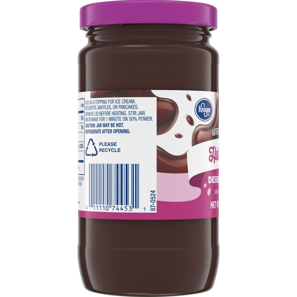 slide 2 of 4, Kroger Hot Fudge Dessert Topping, 11.5 oz