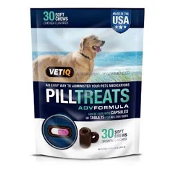 VetIQ Dog Pill Treat Chicken 30ct
