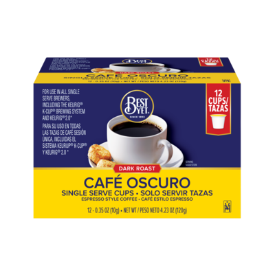 slide 1 of 1, Best Yet Cafe Oscuro K-Cup - 12 ct, 12 ct