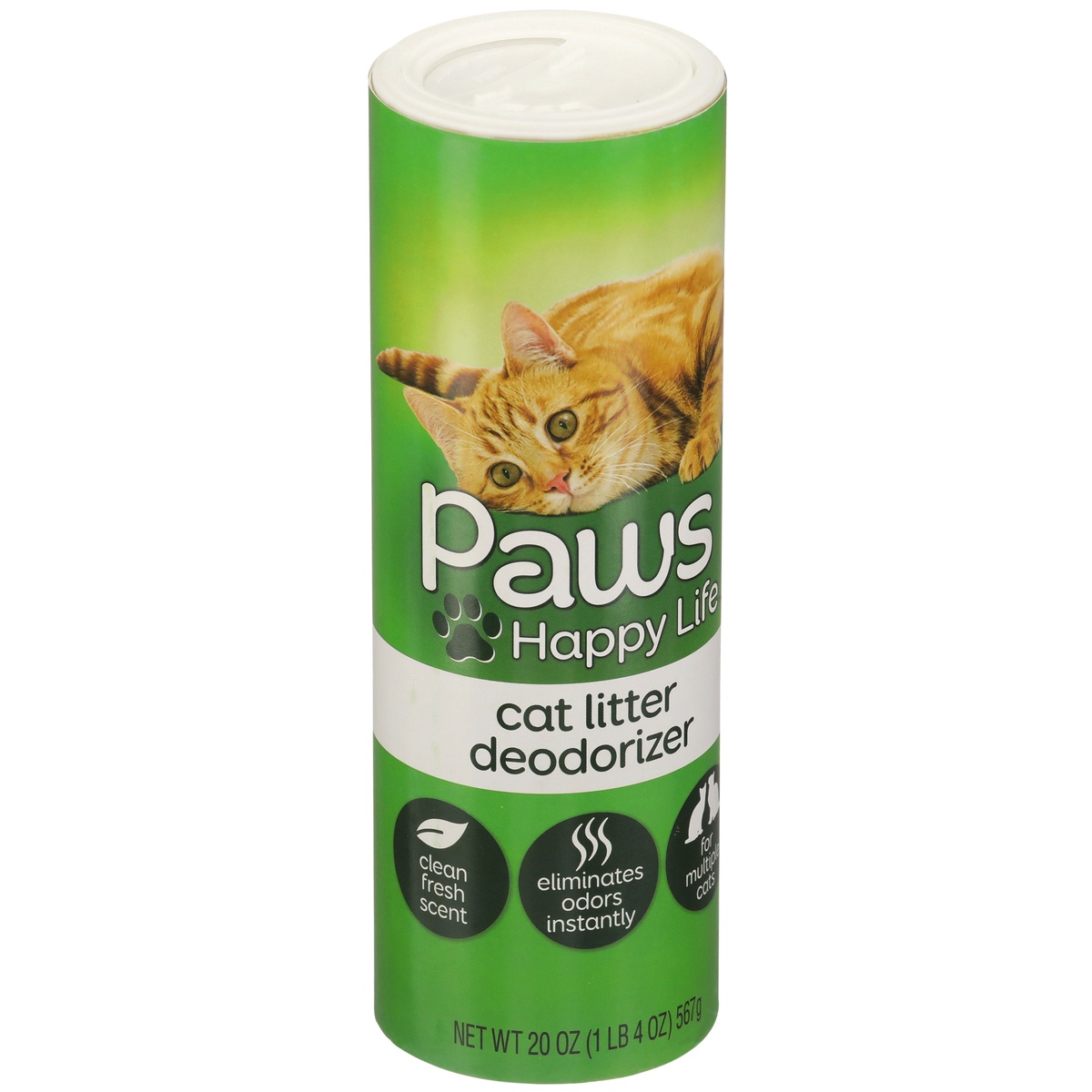 slide 2 of 8, Paws Happy Life Cat Litter Deodorizer, 20 oz