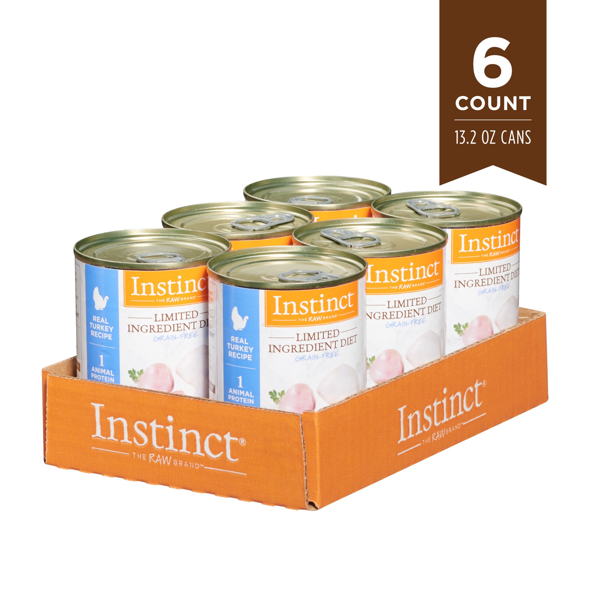 slide 8 of 9, Instinct Limited Ingredient Diet Turkey Wet Dog Food, 13.2 oz. Can, 13.2 oz