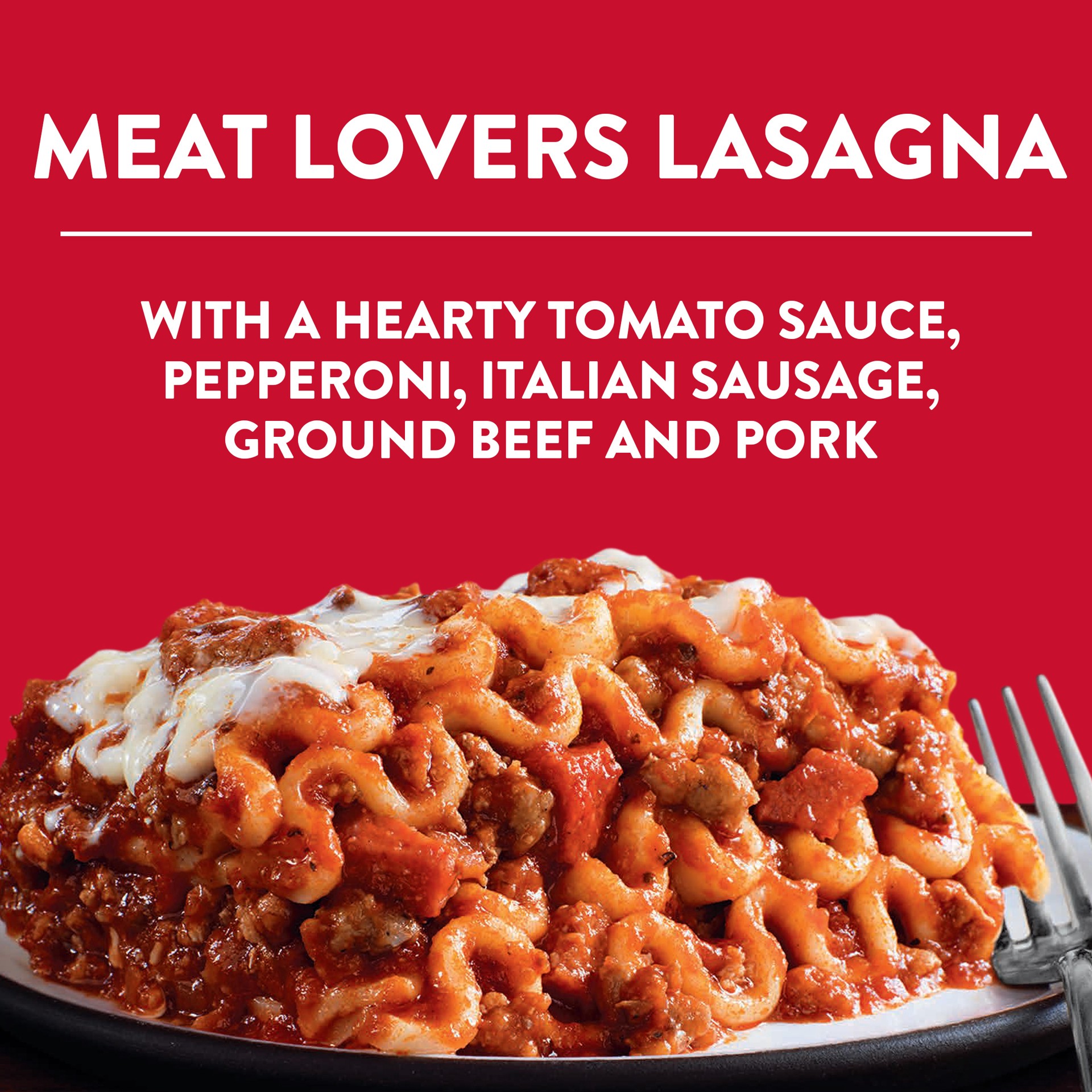 slide 3 of 6, Stouffer's Meat Lovers Lasagna Frozen Meal, 10 oz