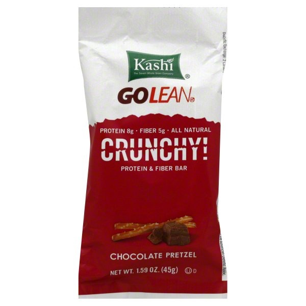 slide 1 of 1, KashiGo Lean Crunchy Protein And Fiber Bar Chocolate Pretzel, 1.59 oz