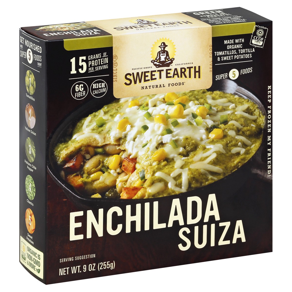 slide 5 of 5, Sweet Earth Enchilada Suiza 9 oz, 9 oz