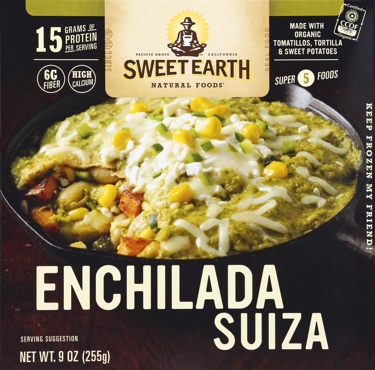 slide 1 of 5, Sweet Earth Enchilada Suiza 9 oz, 9 oz