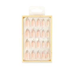 Vivid Tella Nails - Aurora French Silver