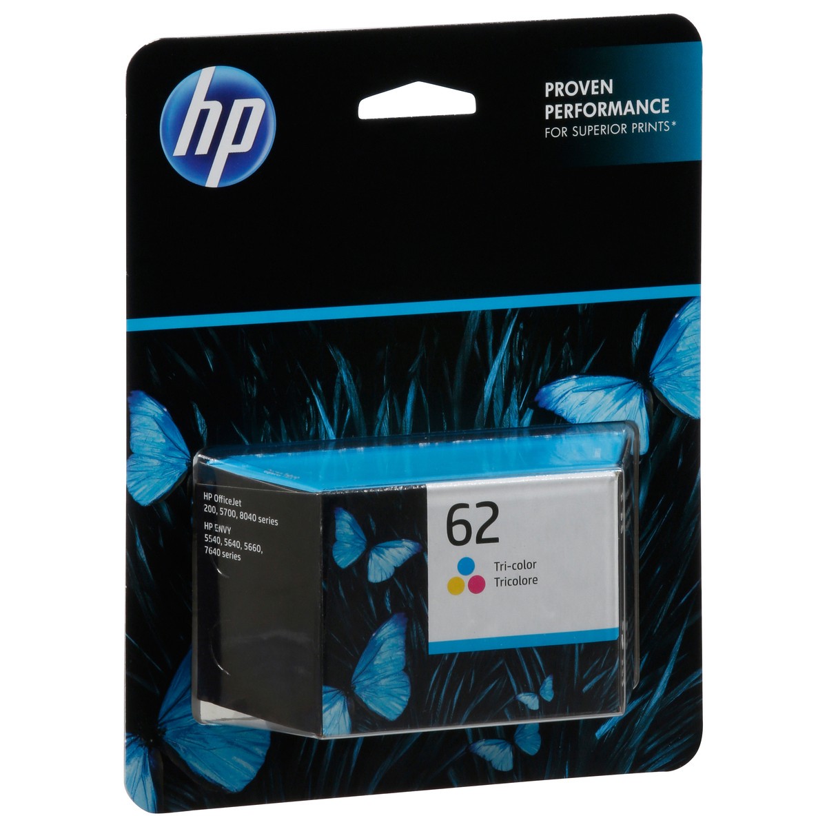 slide 6 of 12, HP 62 Tri-Color Original Ink Cartridge 1 ea, 1 ea