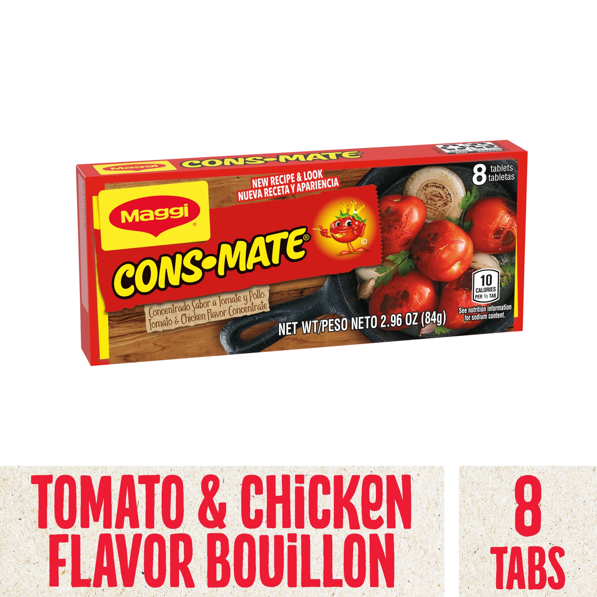 slide 1 of 1, Maggi Consomate Tomato and Chicken Flavor Concentrate, 2.96 oz