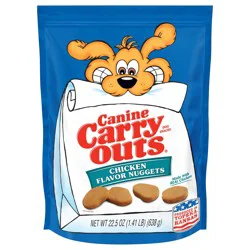 Canine Carry Outs Chicken Flavor Nuggets Dog Snacks, 22.5 oz.