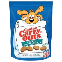 Canine Carry Outs Chicken Flavor Nuggets Dog Snacks, 22.5 oz.