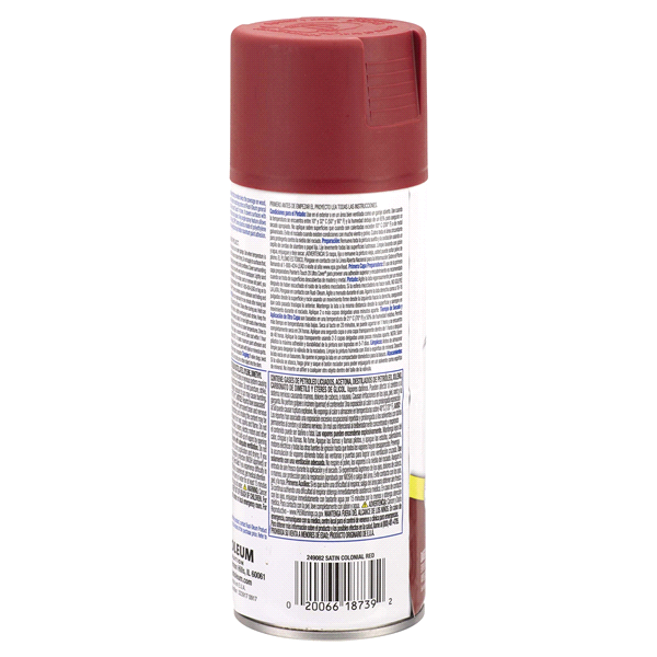 slide 4 of 9, Rust-Oleum Painters Touch 2x Ultra Cover Spray Paint 249082, Satin Colonial Red, 12 oz