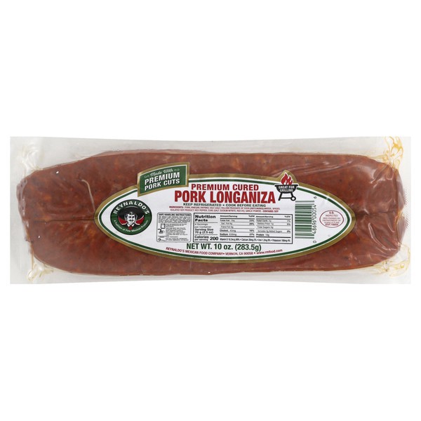 slide 1 of 1, Reynaldo's Pork Longaniza, 10 oz